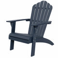 Chaise Adirondack en Bois Composite Bleu