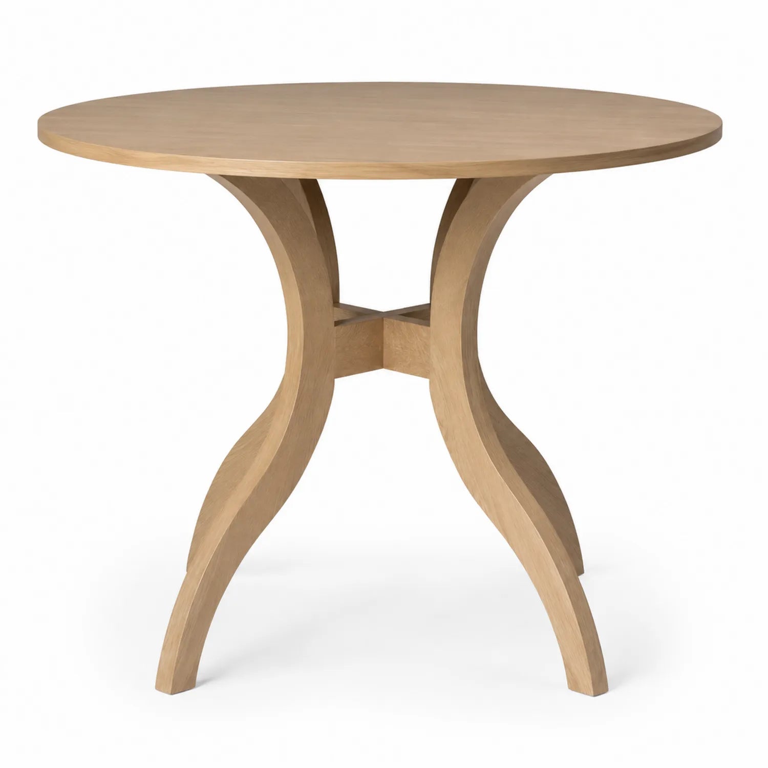 Table ronde en bois 120 cm