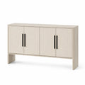 Buffet en bois de chêne clair 4 portes 160x80x40 cm
